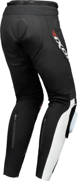 Pantaloni Moto Piele Vortex 3 MS Black White