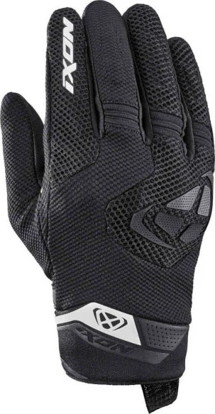Manusi Moto Textile Piele Mig 2 Air Flow MS Black White