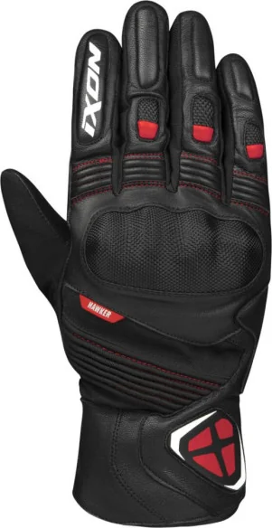 Manusi Moto Piele Pro Hawker MS Black Red