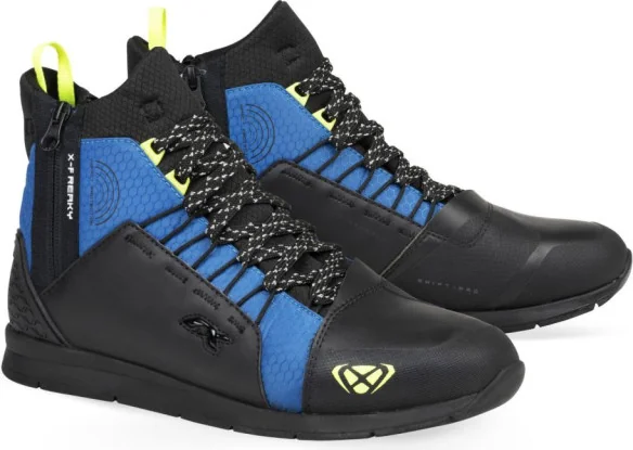 Ghete Moto Freaky WP MS Black Blue Yellow