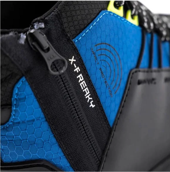 Ghete Moto Freaky WP MS Black Blue Yellow