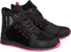 Ghete Moto Dama Freaky WP LS Black Fuchsia