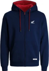 Hanorac Zip Hoodie Blue 08AUDSHD001