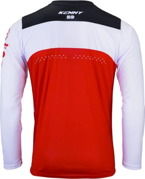 Tricou Bike MTB Elite Red White Black