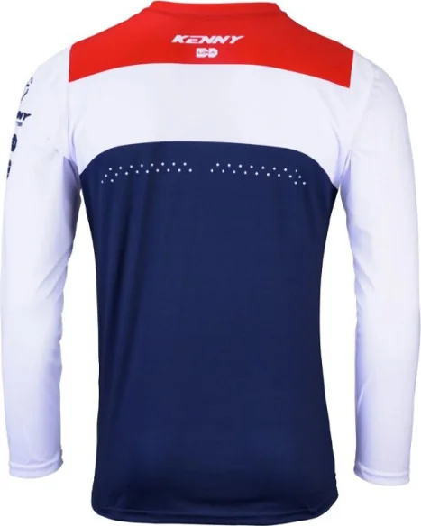 Tricou Bike MTB Elite Navy Blue White Red