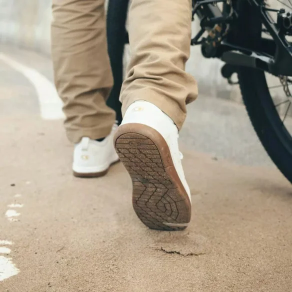 Pantofi Bike Street Fabio White Gold Gum 25