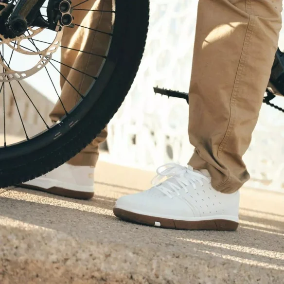 Pantofi Bike Street Fabio White Gold Gum 25
