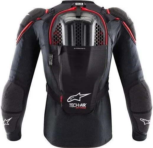 Vesta Moto Airbag Tech-Air Off-Road Black Red