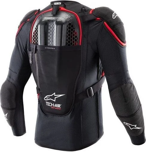 Vesta Moto Airbag Tech-Air Off-Road Black Red