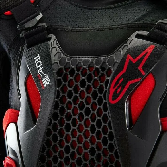 Vesta Moto Airbag Tech-Air Off-Road Black Red