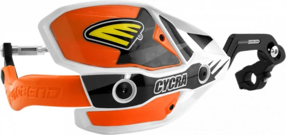 Handguard Ultra Probend Crm Complete Racer 28.6mm White orange-1cyc-7408-22x