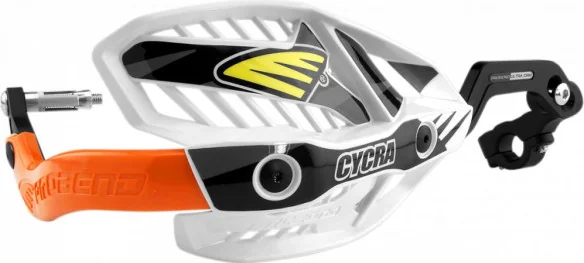 Handguard Ultra Probend Crm Complete Racer 28.6mm White orange-1cyc-7408-22x
