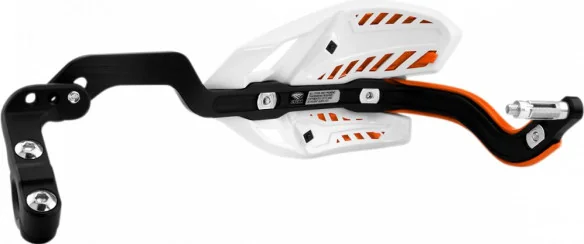 Handguard Ultra Probend Crm Complete Racer 28.6mm White orange-1cyc-7408-22x