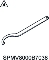Chain tension adjuster support tool