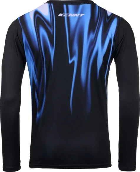 Kids MX-Enduro Jersey Track Raw Smoke Black-Blue-White 2025 | Kenny 251-3403023-5002 - Moto24