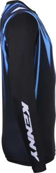 Kids MX-Enduro Jersey Track Raw Smoke Black-Blue-White 2025 | Kenny 251-3403023-5002 - Moto24