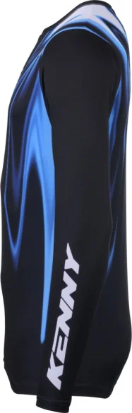 Kids MX-Enduro Jersey Track Raw Smoke Black-Blue-White 2025 | Kenny 251-3403023-5002 - Moto24