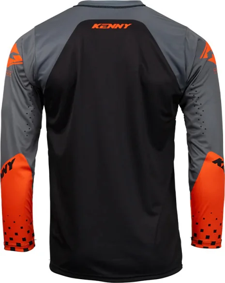 Kids MX-Enduro Jersey Track Grey-Black-Orange | Kenny 231-3403022-5048 - Moto24