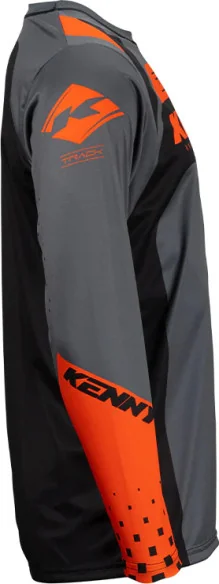 Kids MX-Enduro Jersey Track Grey-Black-Orange | Kenny 231-3403022-5048 - Moto24