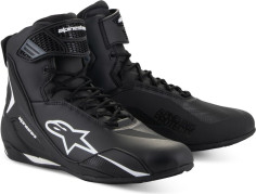Ghete Moto Faster-4 V4 Black White 25