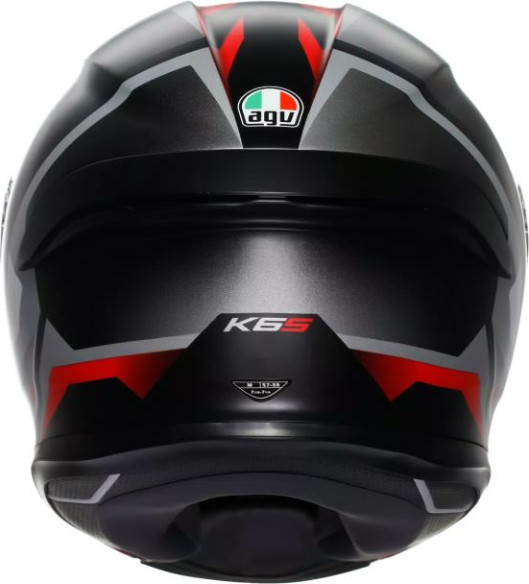 Casca Moto Full-Face K6 S Agv E2206 Mplk Karve Matt Black White Red