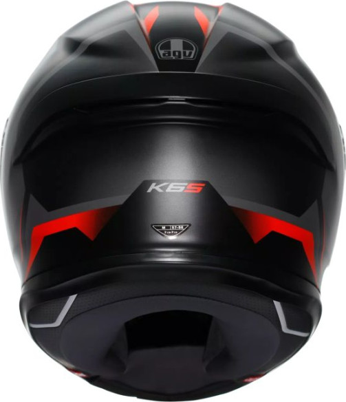Casca Moto Full-Face K6 S Agv E2206 Mplk Karve Matt Black Grey Red
