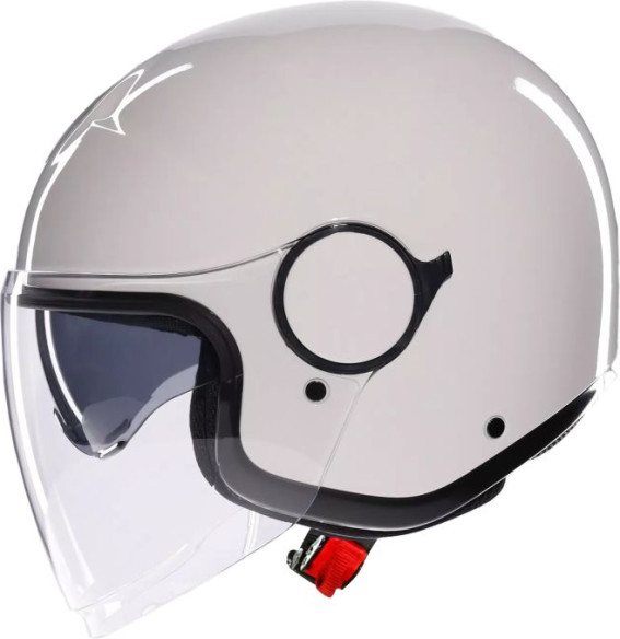 Casca Moto Open-Face Eteres Agv E2206 Levanto Black Silver Red