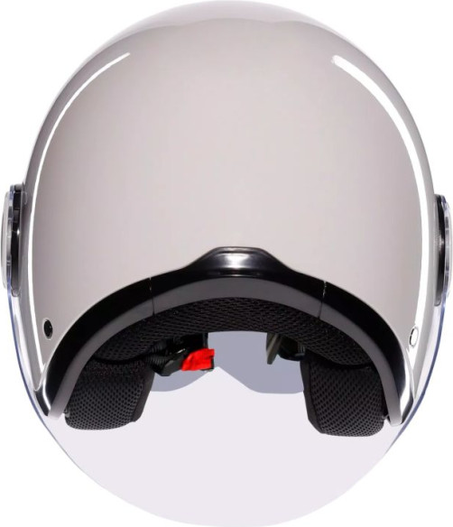 Casca Moto Open-Face Eteres Agv E2206 Levanto Black Silver Red