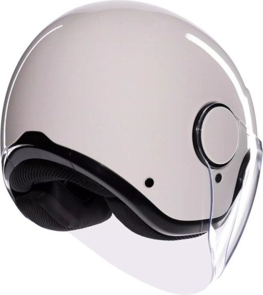 Casca Moto Open-Face Eteres Agv E2206 Levanto Black Silver Red