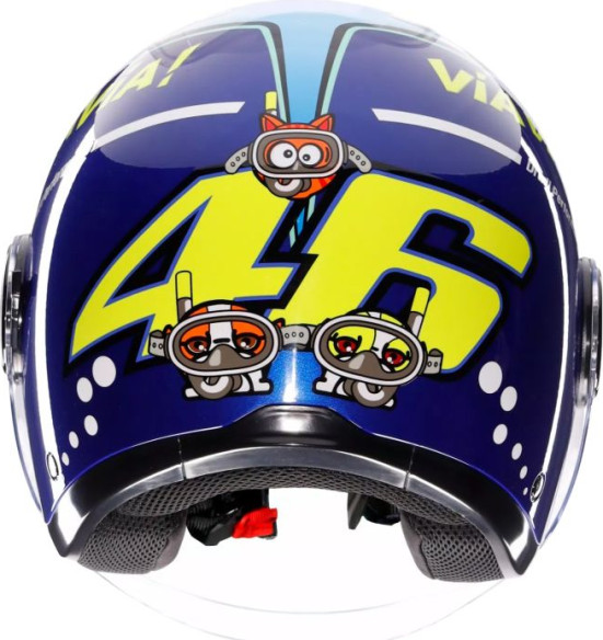 Casca Moto Open-Face Eteres Agv E2206 Rossi Misano 2015