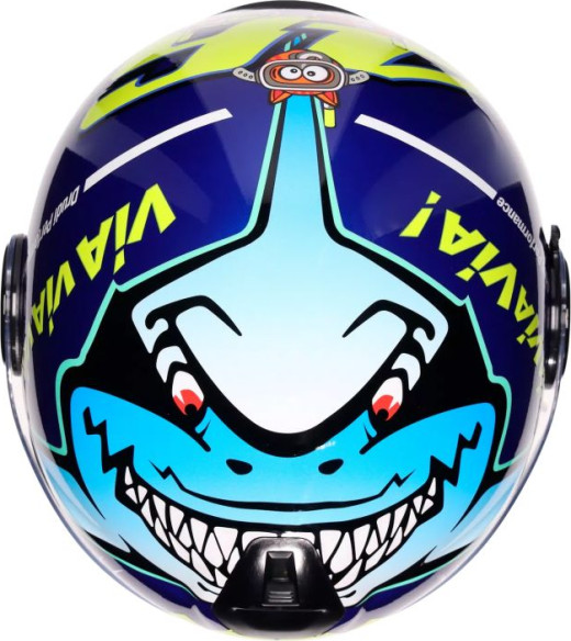 Casca Moto Open-Face Eteres Agv E2206 Rossi Misano 2015