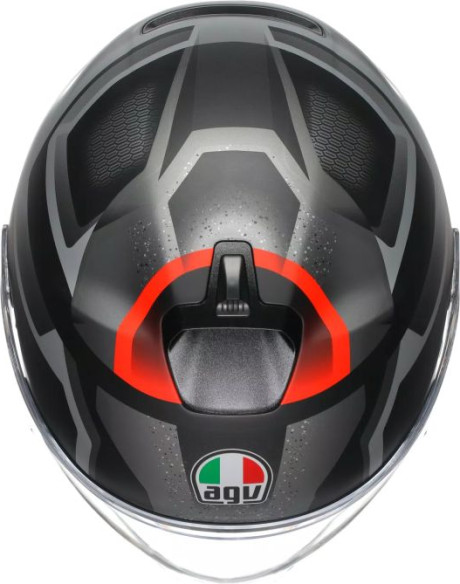 Casca Moto Open-Face Irides Agv E2206 Zurigo Matt Black Grey
