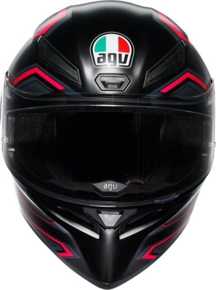 Casca Moto Full-Face K1 S Agv E2206 Sling Matt Black Pink