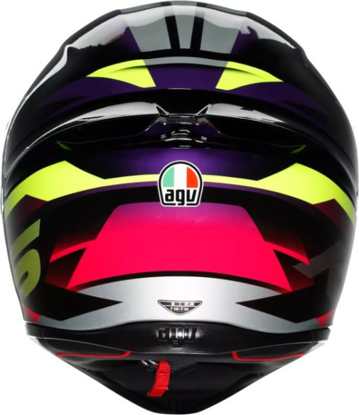 Casca Moto Full-Face K1 S Agv E2206 Fastlap Black Purple Pink