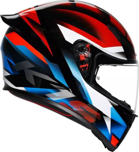 Casca Moto Full-Face K1 S Agv E2206 Fastlap Black Red Blue