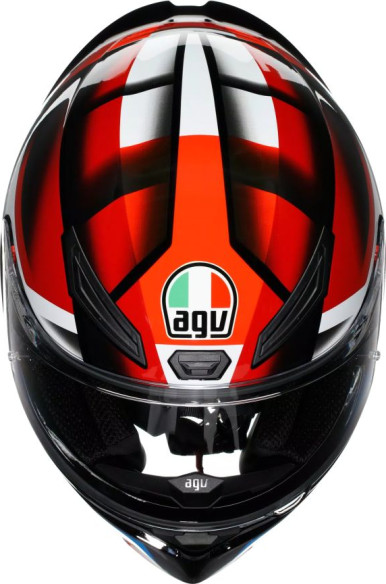 Casca Moto Full-Face K1 S Agv E2206 Fastlap Black Red Blue