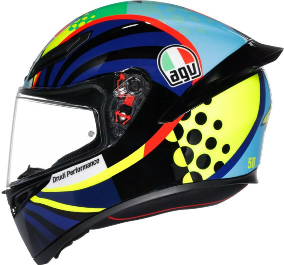 Casca Moto Full-Face K1 S Agv E2206 Rossi Winter Test 2020