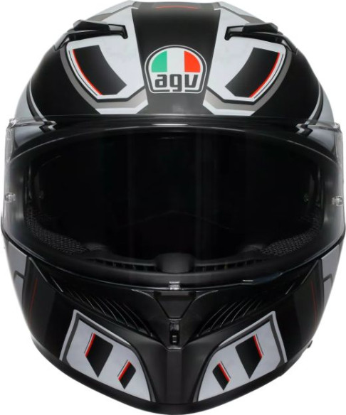 Casca Moto Full-Face K3 Agv E2206 Mplk Rivia Matt Black White