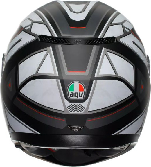 Casca Moto Full-Face K3 Agv E2206 Mplk Rivia Matt Black White