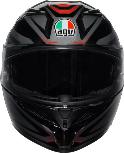 Casca Moto Full-Face K3 Agv E2206 Mplk Syth Black Red
