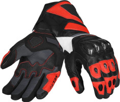 Manusi Moto Piele Atom Red