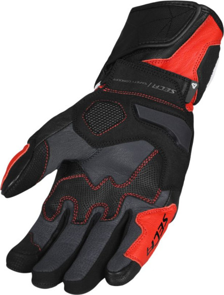 Manusi Moto Piele Atom Red