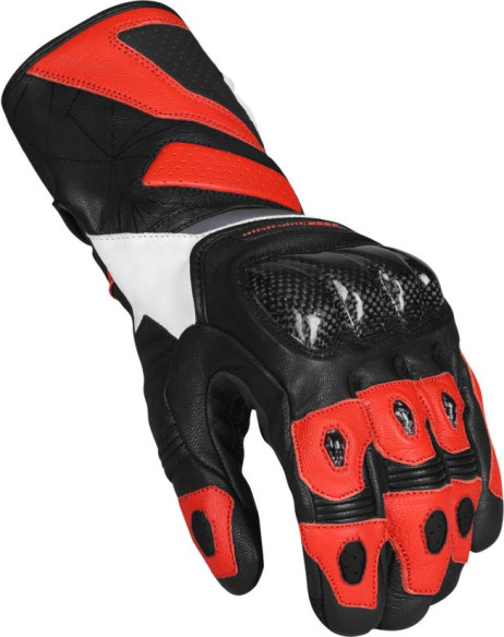 Manusi Moto Piele Atom Red