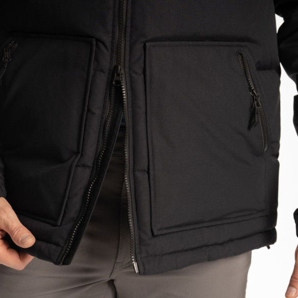 Geaca Sawtooth Down Hooded Black 25