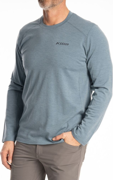 Bluza Mesa Falls Wool Long Sleeve Blue Fusion 25