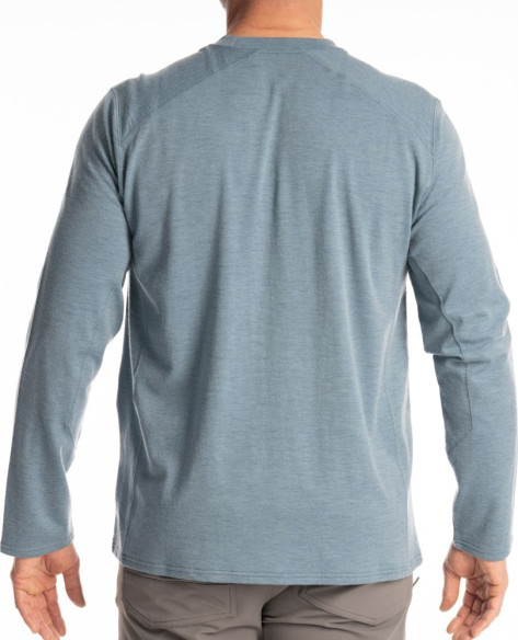 Bluza Mesa Falls Wool Long Sleeve Blue Fusion 25