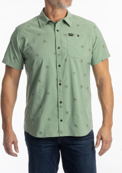 Camasa Petrol Stretch Hedge Green 25