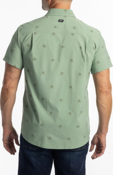 Camasa Petrol Stretch Hedge Green 25
