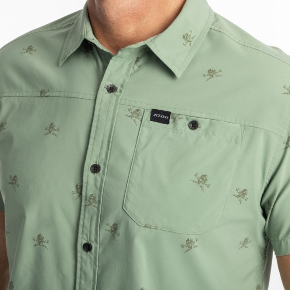 Camasa Petrol Stretch Hedge Green 25