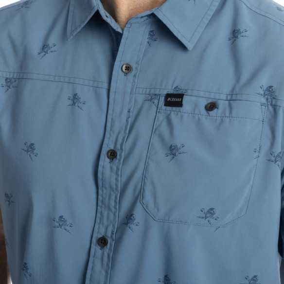 Camasa Petrol Stretch Blue Fusion 25